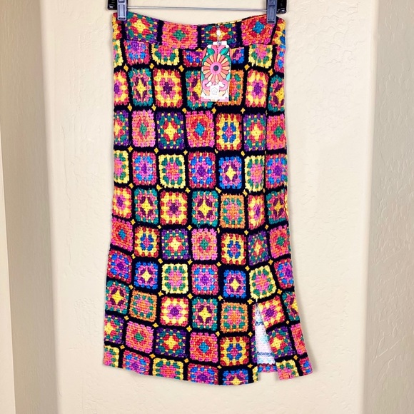 FARM Rio Kaylee Knit Midi Skirt - Picture 5 of 12